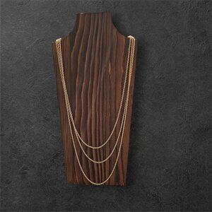 Vintage Parklane Gold-Tone Multi-Strand Necklace 25"